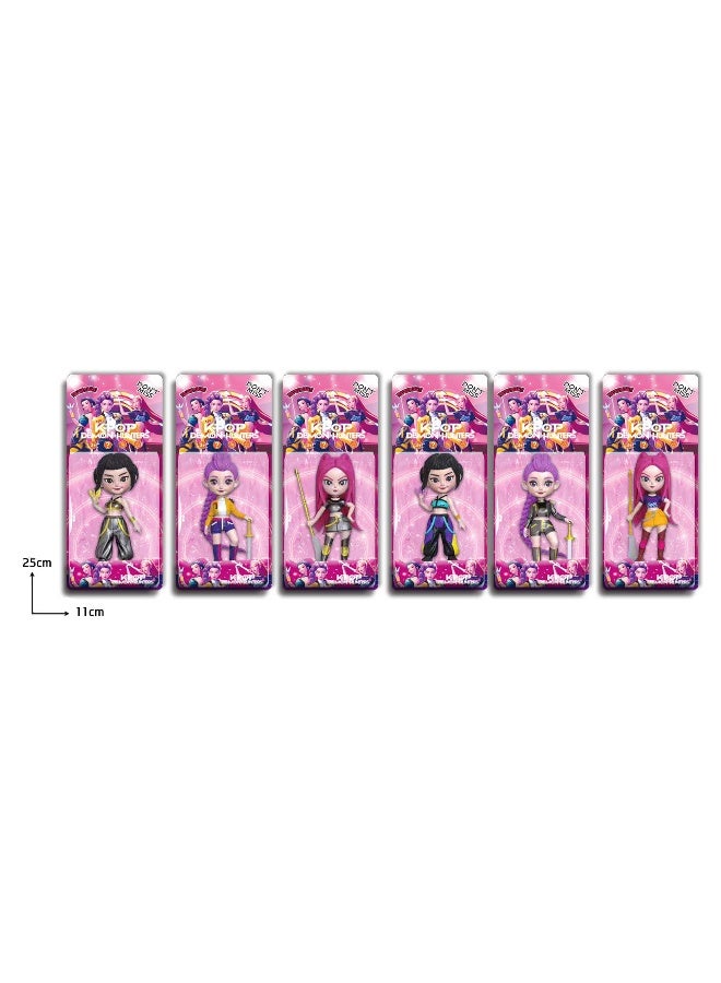 KPop Demon Hunters 4 Inch Mystery Doll Toy – Single Assorted Surprise Action Figure with Stylish Outfit and Accessories for Kids Collecting and Fun Unboxing Play - Image 3